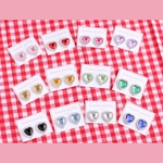 14色✨BIGハートビジューピアス♡イヤリング
