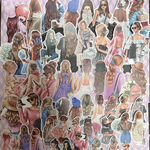 【SALE】☆コラージュ素材  女の子 ダイカット☆ 60枚