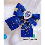 星空  キンブレリボン  ♡ネイビー♡  センターパーツ＆イニシャル変更可能