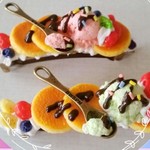 ★受注製作★アイスクリームパンケーキ バレッタ  (☆renewal)