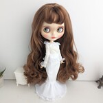 876.白のロングマーメイドスカート ※ブライスアウトフィット