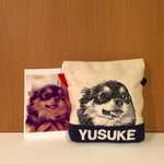 ayu0117様オーダー品❤︎愛犬の刺繍ポーチ