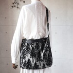 3WAYバッグ（metsä・ブラック）ハンドメイド・ミナペルホネン生地使用