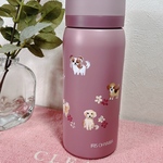 わんちゃんいっぱいマグボトル　350ml 保冷、保温　母の日ギフト