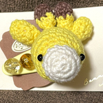 キリンさん　のぱっちんピン