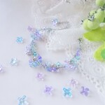 紫陽花ブレスレット　うつろいブルー