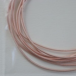フレンチワイヤー 1mm ローズゴールド ハードタイプ  1本約50cm 品番:FW-ローズゴールド1.0H