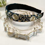 5/14まで数量限定セール☆インド刺繍リボン カチューシャ　No.025