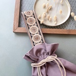 【moca gray×ブラック】オムツポーチ