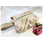 帯リメイク⭐︎キラキラファスナーポーチ