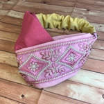 インド刺繍リボンのクロスターバン