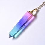 Cosmic rayネックレス［pink neontetra-04］
