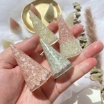 【ランダムカラー】ガラスたっぷり リングスタンド  指輪  アクセサリー収納  インテリア  ガラス  プレゼント  ギフト  母の日  2液性レジン リングピロー リング収納 リングボックス