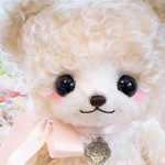 soft*cream #762  だっこして!ホワイトイエローのテディベア♪