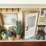 ベーカリーカフェ ✱ エコクラフト ✱ ドールハウス ✱ ミニチュア