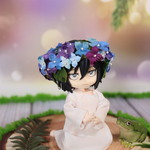 小人の花冠 紫陽花　オビツ11サイズ　布花