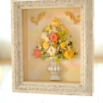 ♡母の日にもおすすめ♡ プリザーブドフラワー　フレームフラワー　額　アレンジ