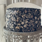 実物のお色味と違う場合があります] インド刺繍リボン　花　インド刺繍　スパンコール　刺繍リボン　リボン　りぼん　※10月8日よりゆうパケットにて発送