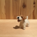 フェルト犬　ジャックラッセル・テリア　レレさん　<MW594>