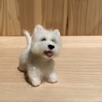 フェルト犬　ウエスティ　ニコさん　<MW607>