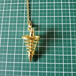 スクリューペンジュラム　ゴールドカラー