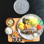 アジの塩焼き和定食