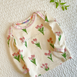 80cm🌷チューリップ柄ベビーtシャツ