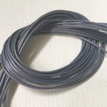 ワックスコットンコード　約５m　グレー色