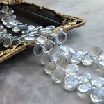 【30%OFF】20個・12×10ｍｍ・ライトブルーメタリック・ドロップ・23040201