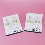 ◎再販◎　ゆーらゆら.。o○小さな雪うさぎのピアス.。o○