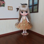 リカちゃん・ブライス　ブラウス・スカート・パニエ
