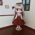 リカちゃん・ブライス　ブラウス・スカート・パニエ