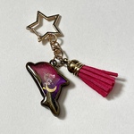 ぷっくりイルカのキーホルダー