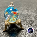 IORIのカーネーションレジンネックレス　並玉