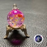 IORIのカーネーションレジンネックレス　並玉