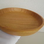 木のお皿　ケヤキ　19.8㎝Φ ×2.8㎝