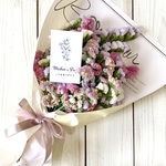 母の日♡スターチスの花束＆スワッグ