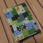 ハンドメイド*文庫本*パッチワーク*かえるのうた🐸
