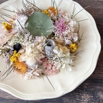 【母の日に♡】小花のリース box付き 16cm