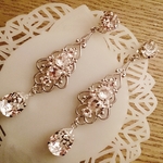 *Ｈ様オーダー  ウェディング スワロフスキーピアス*