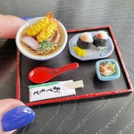 天ぷら蕎麦とおむすびセット