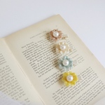 フラワーヘアクリップ　ベビー　ヘアクリップ　キッズ