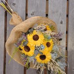 ひまわりの花束