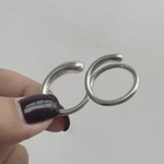 《再入荷》silver925 フィンガーリング マット 白銀 変形 リング シルバー925  オープンリング カフリング シンプル ラップリング【R-128】