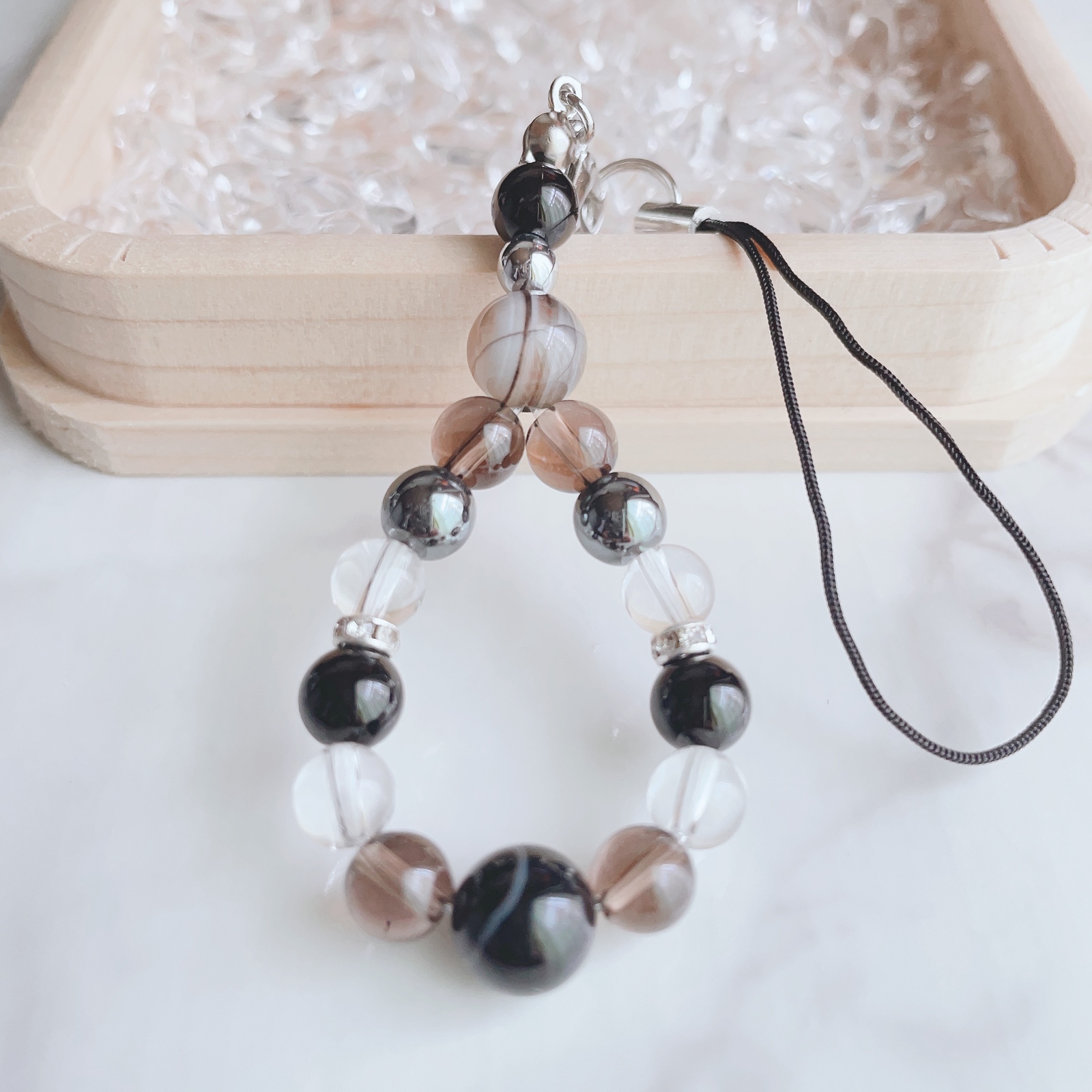 ペア！パワーストーンブレスレット‼️ご希望のお念を込めます。（天眼石無し） ペア！パワーストーンブレスレット‼️ご希望のお念を込めます