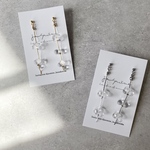 \\カラー選択可//ちゅるんとクリアボールのロングピアス/イヤリング