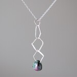 polygon ルビーインゾイサイトとシルバーのネックレス silver925◼pivo◼1766