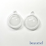 【30mm  8個】カン付き プラスチックボール ヘアアクセサリーにチャームに