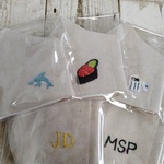 elmo lightyear様専用☆送料無料☆涼感加工　立体マスク 大人用 5枚セット 刺繍 
