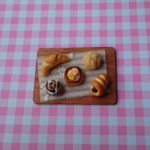 ミニチュア『パン&デニッシュ(オレンジ)』